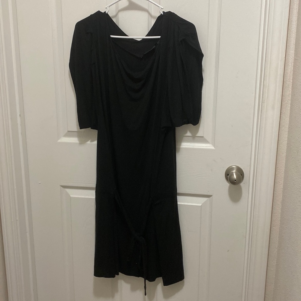Black casual dress